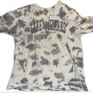 Blue 84 Gray Tie-Dye Shirt